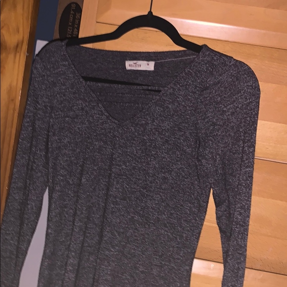 Grey strap top